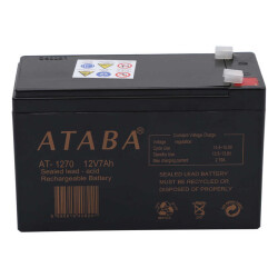 ATABA AT-1270 12V 7Ah KURU TİP AKÜ - 1