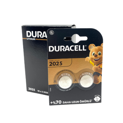 Duracell 2025 Lityum Düğme Pil 3V 20 Adet - 1