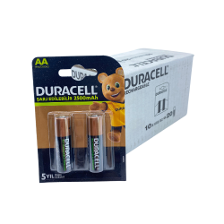 Duracell 2500mah AA Ni-MH Şarjlı Kalem Pil 20 Adet - 1