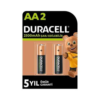 Duracell 2500mah AA Ni-MH Şarjlı Kalem Pil 20 Adet - 2