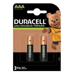 Duracell 750 mAh Şarj Edilebilir İnce Kalem Pil 20 Adet Toptan Kutu - 2