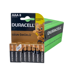 Duracell 8'li AA Kalem Pil Alkalin 80 Adet - 1