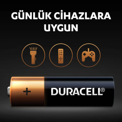 DURACELL ALKALİN KALEM PİL AA 80 ADET - 4