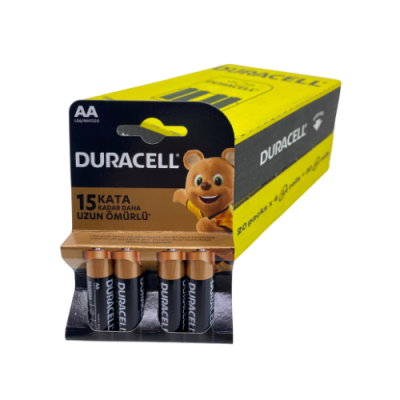 DURACELL ALKALİN KALEM PİL AA 80 ADET - 1