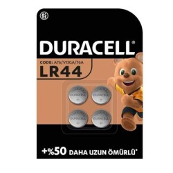 Duracell LR44 Alkalin 1.5v Düğme Pil 40 Adet - 3