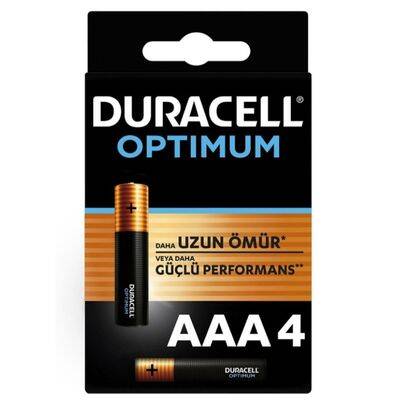 Duracell Optimum AAA Alkalin İnce Pil 4lü Blister - 2