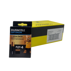 Duracell Optimum AAA Alkalin İnce Pil 4lü Blister - 1