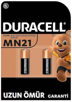 Duracell Özel Alkalin Pil MN21 12 Volt 10'lu Kutu 20 Adet - 1