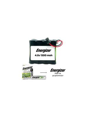 Energizer 4.8V 1300 mah Siyah Soketli Ni-Mh Oyuncak Araba Pili 10lu - 1