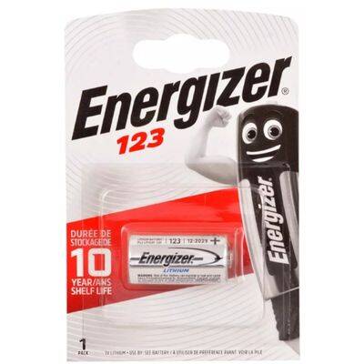 Energizer CR123A 3V Lityum Para Pil Tekli Blister - 1