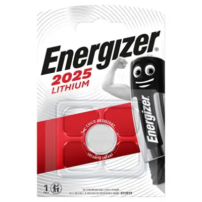 Energizer CR2025 3v Lityum Para Pil Tekli Blister - 1