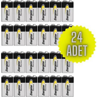 Energizer Industrial 9V Alkalin Pil 24'lü Paket - 2