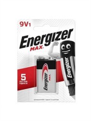 Energizer Max Alkalin Max 9V Tekli Pil - 1