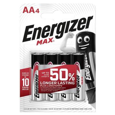 Energizer Max Alkaline AA Kalem Pil 4 Adet (LR6) - 1