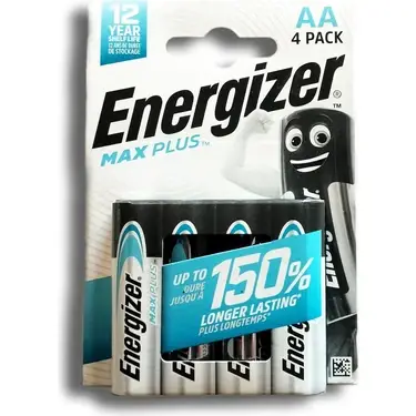 Energizer Max Plus Alkalin AA Kalem Pil 4'lü Paket - 1