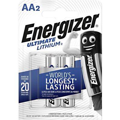 Energizer Ultimate Lityum AA Kalem Pil 2'li Ambalaj - 1