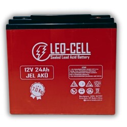 LEO-CELL 12V 24 AH Elektrikli Motorsiklet Aküsü - 1