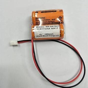 MR-BAT6V1 2CR17335A 6V 1650mAH Lityum CNC PLC Pili - 1