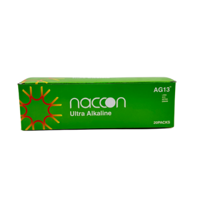 Naccon AG13 Düğme Pil 10 x 20 Adet - 1