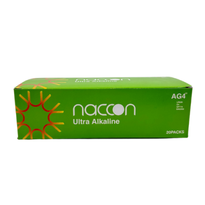 Naccon AG4 Düğme Pil 10 x 20 Adet Blister - 1