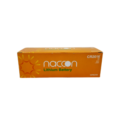 Naccon CR2016 3V Lityum Pil 5 x 20 Adet - 1