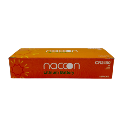 Naccon CR2450 3V Lithium Para Pil 5 x 10 Adet - 1