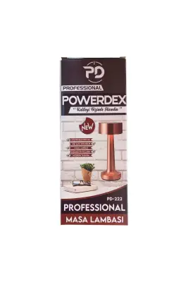 POWERDEX PD-222 Ledli USB Şarjlı Dokunmatik Yuvarlak Masa Lambası - 3