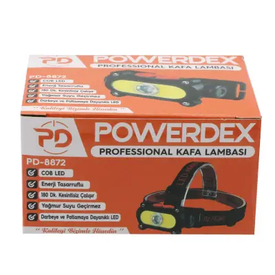 Powerdex PD-8872 Şarjlı Kafa Lambası (Yağmur suyu geçirmez) - 4