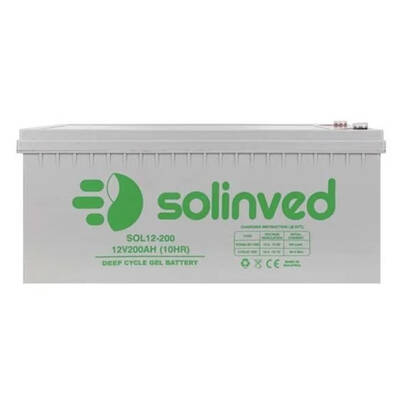 Solinved 12V 200Ah Jel Akü - 2