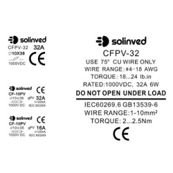 Solinved 32A Solar PV DC Sigorta - 3