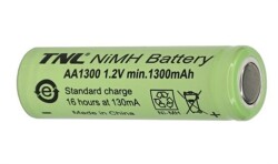 TNL 1300mah AA 1.2v Başlıksız Şarjlı Pil 50 adet Toptan Satış - 1