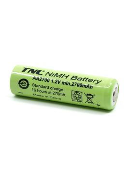 TNL 2700mAh 1.2v AA Başlıksız NiMH Şarj Edilebilir Pil 50 adet - 6