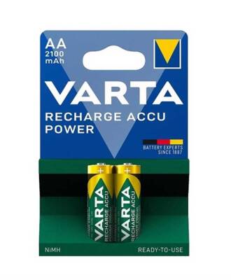 Varta 2100mAh AA Şarjlı Kalem Pil 20 adet Kutu Satış - 2