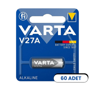 Varta 27A 12V V27A Araba Uzaktan Kumanda Pili 100 Adet - 1