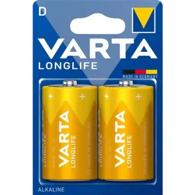 Varta 4120 Longlife Alkalin D Büyük Boy Pil 10'lu - 1