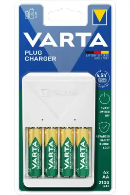 VARTA 57657-451 PLUG CHARGER 4X2100 MAH - 1