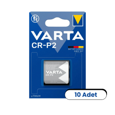 Varta CR-P2 Professional Photo 6V Lityum Foto Pili 10'lu - 1