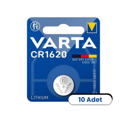 Varta CR1620 3v Lityum Pil 10'lu Kutu - 1