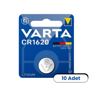 Varta CR1620 3v Lityum Pil 10 Adet - 1