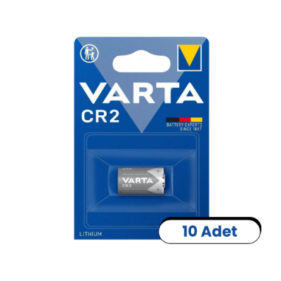 Varta CR2 Photo 3V Lityum Pil 10 Adet - 1