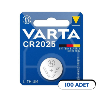 Varta Cr2025 3v Lityum Pil 100 Adet Toptan Satış - 1