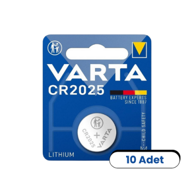 Varta Cr2025 3v Lityum Pil 10'lu Kutu - 1