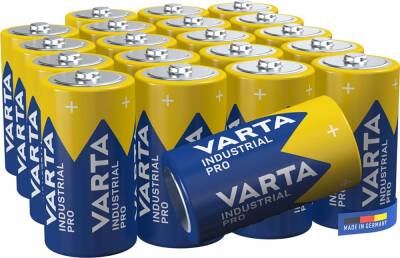 Varta Endüstriyel Alkalin C Size Orta Boy Pil 20Li - 1