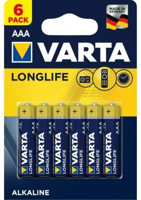 Varta Longlıfe Aaa Ince Pil 6'lı 10lu - 1