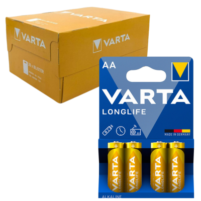  Varta Longlife Alkalin AA Kalem Pil 80 adet Kutu Toptan Satış - 1