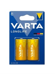 Varta Longlife Alkalin C Orta Boy Pil 20 Adet Kutu Satış - 2