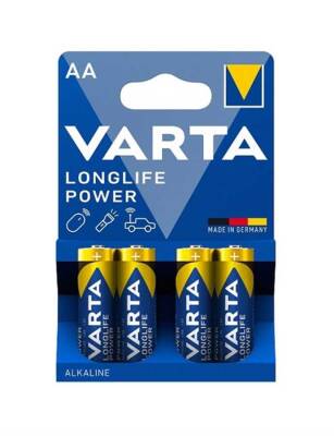 Varta Longlife Power Alkalin AA Kalem Pil 4lü Ambalaj 10lu - 1