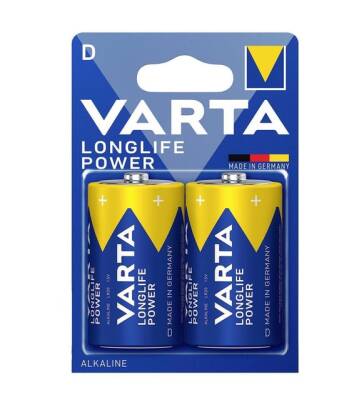 Varta Longlife Power Alkalin Büyük D Boy Pil 20 Adet - 1