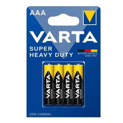 Varta Super HEAVY DUTY Manganez AAA 4'lü Paket 12'li 48 Adet - 1