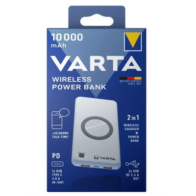 Varta Wireless Powerbank 10000 mAh - 1